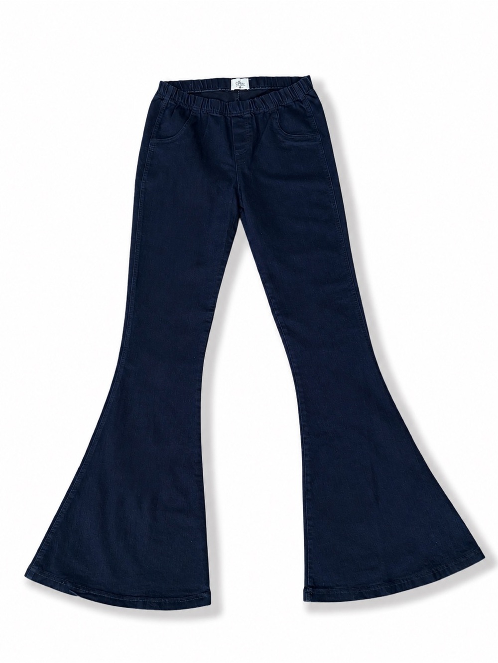 Girls' Navy Flare Pants